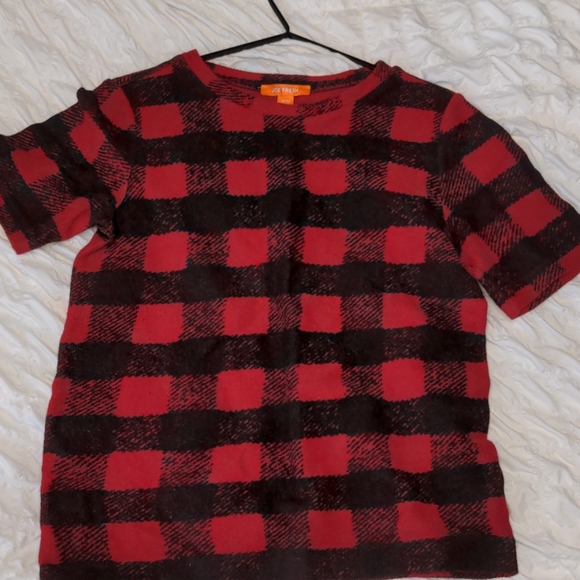 Plaid short sleeve top - Picture 1 of 1